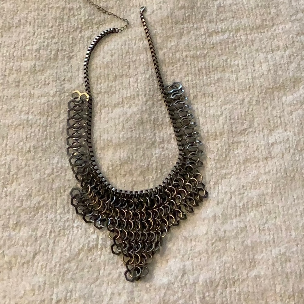 Collar Necklace Silver